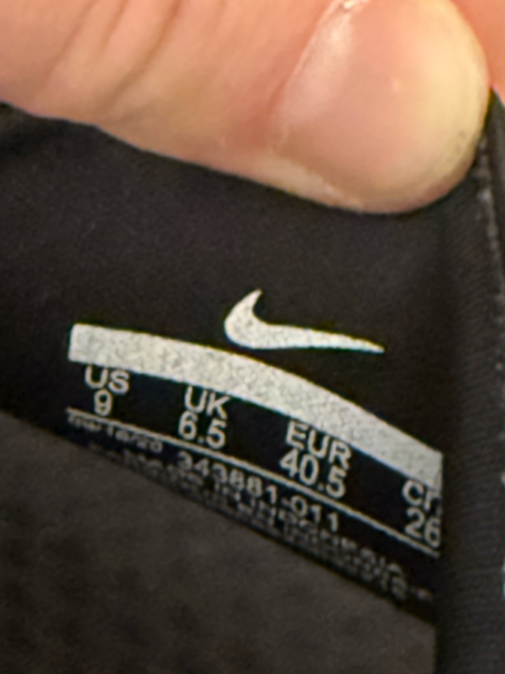 Nike Black White Slide Sandals - Picture 4 of 4